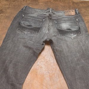 Chip & Pepper Size 38 x 33 black 5 pocket jeans